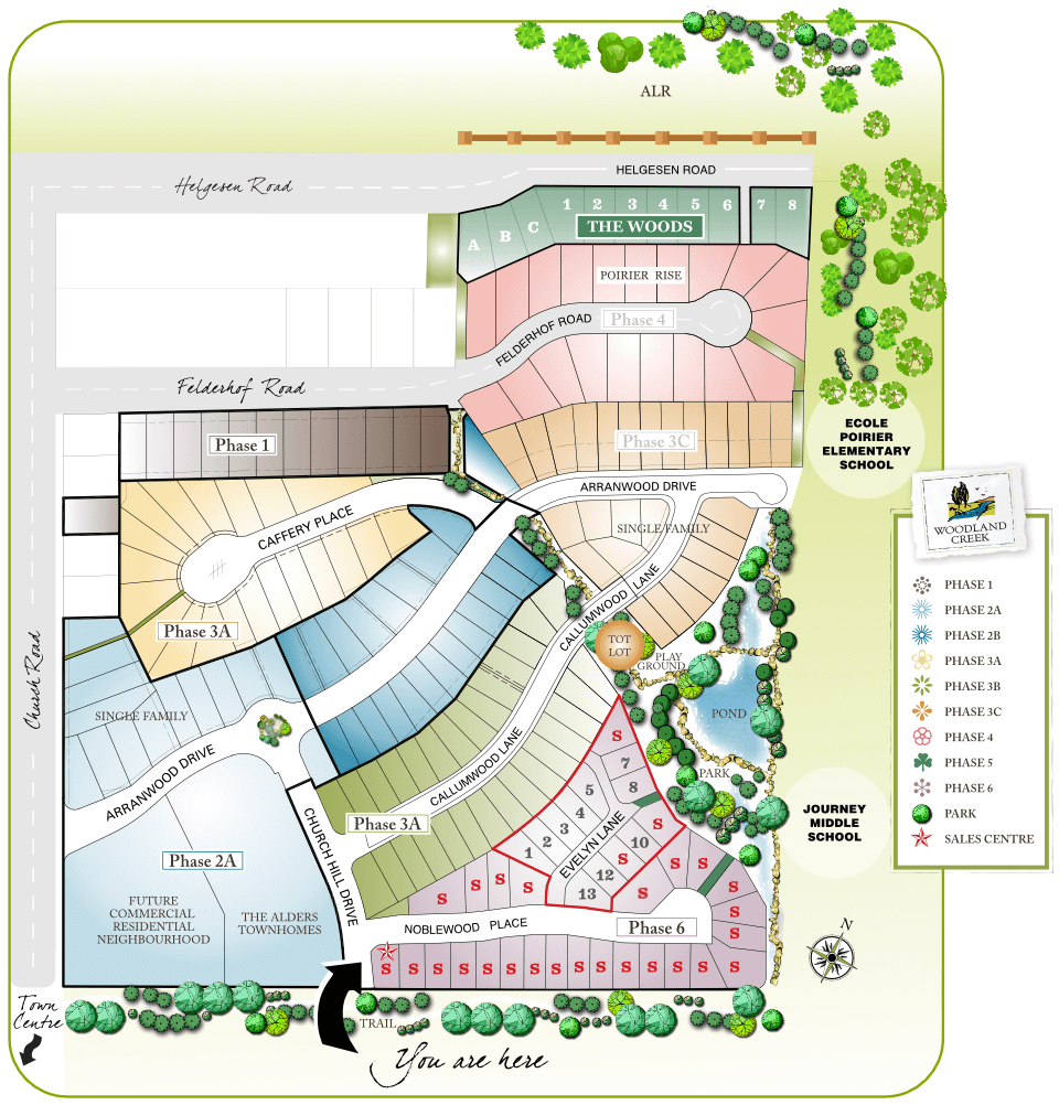Woodland Creek Project Siteplan