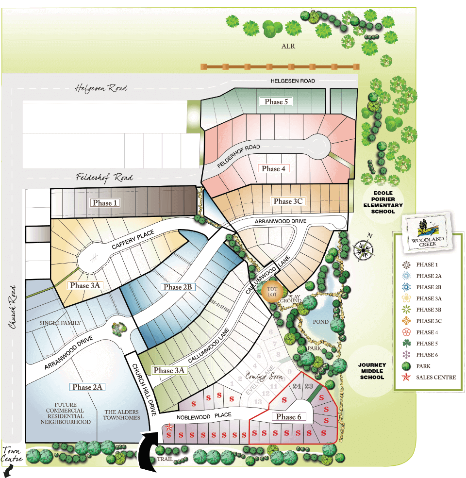 Woodland Creek Project Siteplan